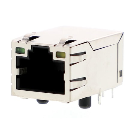 Molex Telecom And Datacom Connector, 8 Contact(S), Female, Right Angle, Solder Terminal, Locking, Jack 480250002